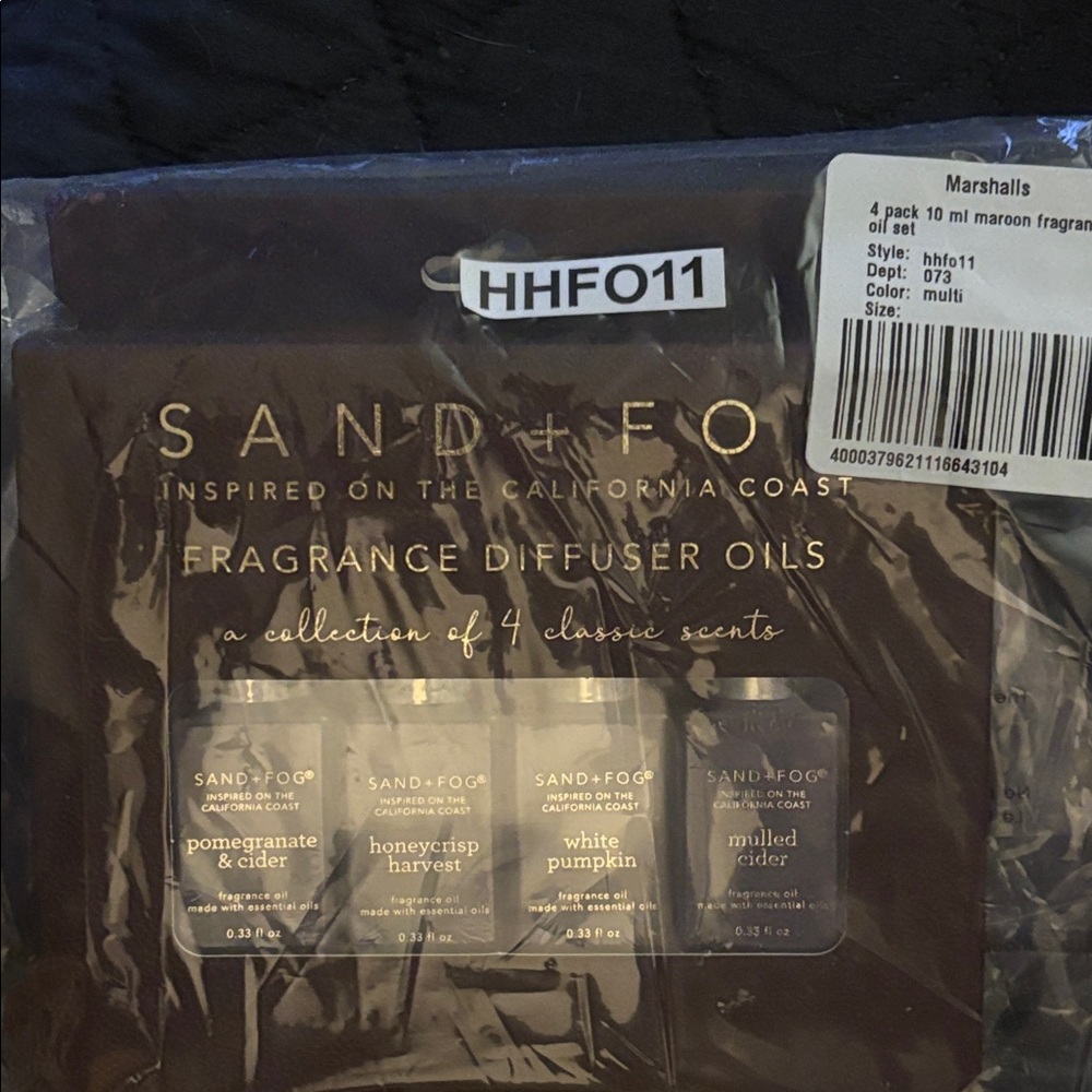 Marshalls Sand + Fog Fragrance Diffuser Oils Set - Multi